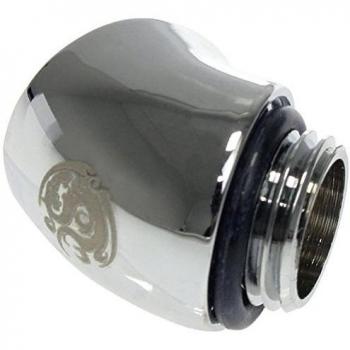 Bitspower 1/4 45° IG Connector – Reflective Silver