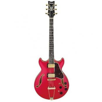 Ibanez AMH90‑CRF Cherry Red – Gitarre mit halb-Hollow-Body