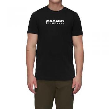 Maglietta Uomo Mammut Core Logo Manica Corta Nero XL Sostenibile