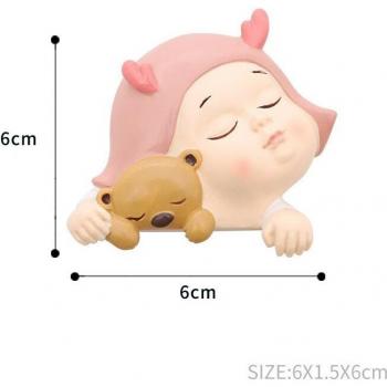 Non-marking Wandstickers voor Schakelaars met Cartoon Elf