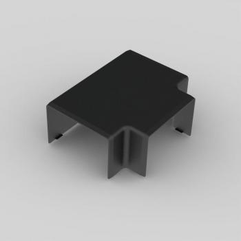 Accessoire de goulotte 60 mm x 40 mm noir