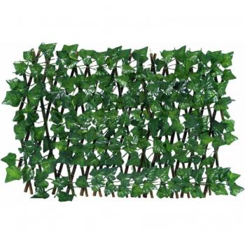 Faux Ivy Expandable Trellis for Privacy