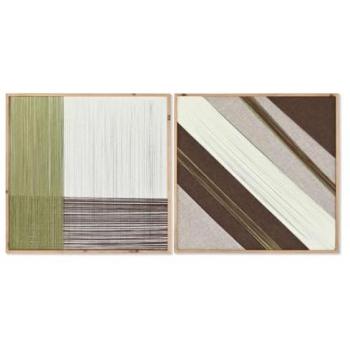 Lienzo Home ESPRIT 80 x 3 x 80 cm (2 Unidades)