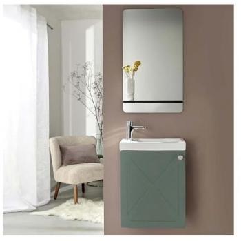 Set Mobile Lavabo AVA + Specchio + Rubinetto