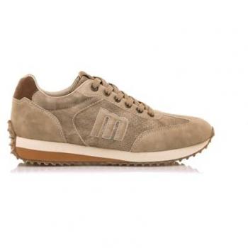 Baskets casual Mustang beige homme