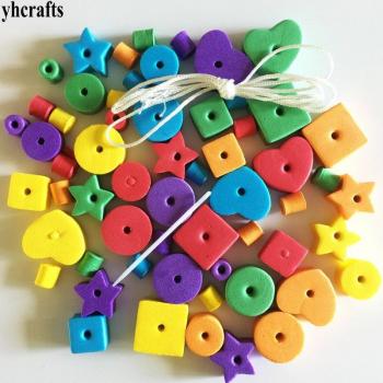 Bolsa de Cuentas Geométricas de Espuma (65 uds)