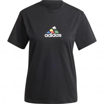 Camiseta adidas house of tiro nations graphic mujer negro, manga corta, talla XS