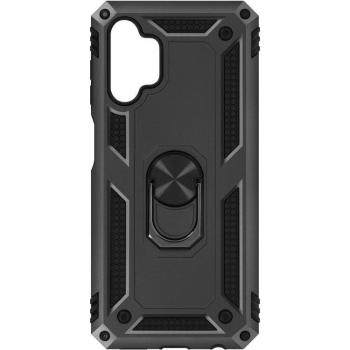 Avizar Schwarz Ring Handyhülle für Samsung Galaxy A13