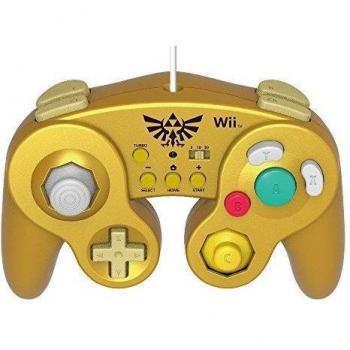 Hori Battle Pad Manette Nintendo Wii U Style Gamecube Zelda Link Or Turbo (occasion)