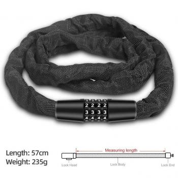 Chaîne antivol Xunting 65cm