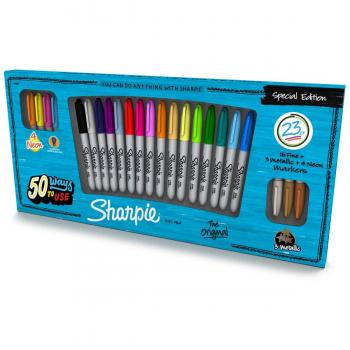 Premium Sharpie Marker Pack – Fine Point, 23 Units