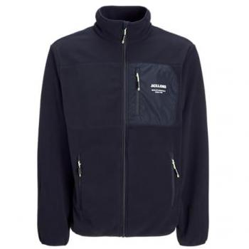 JJTHEO Fleece‑Anorak von Jack & Jones – Stehkragen, Print