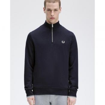 Maglione Fred Perry MEZZA ZIP blu da uomo XXL