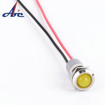Señal de Advertencia Mini LED 12mm 12V/220V – Indicador de Equipo Eléctrico a Prueba de Agua
