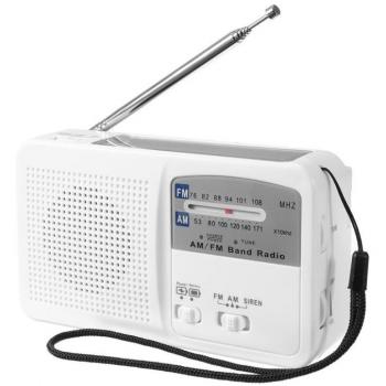 Multifunktionsradio med LED-lampa