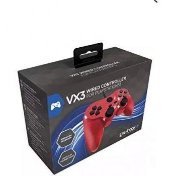 Gioteck Controller VX3 Rosso per PS3 (Wired)