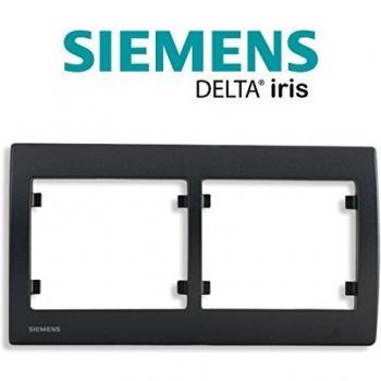 Delta Iris Plaque Double Anthracite SIE266573