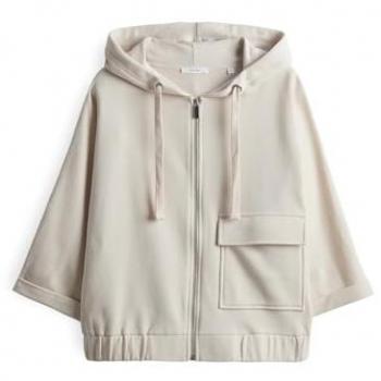 Opus Kapuzensweater – Hoodie Gusa Creme Damen Größe 42 (SKU 1038409208100)