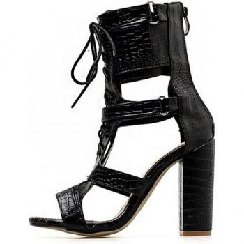 Eilyken Gladiator Heels with Cut-outs Size 40