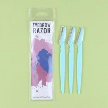 3 Pcs Eyebrow Shaver Kit