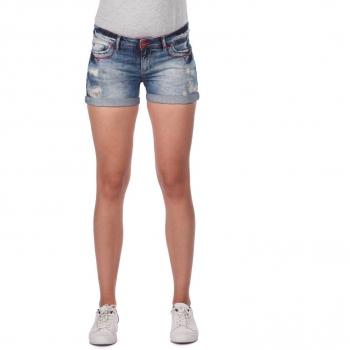 Spalline corte per donne blu e bianco 36 a strisce multiple