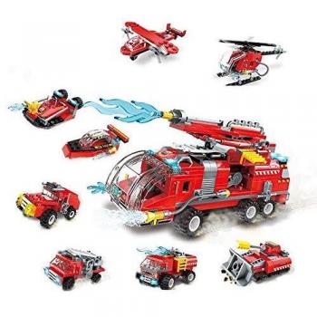 Qman Combat Zone Water Cannon Fire Truck Set