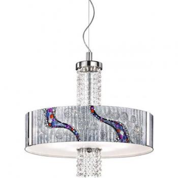 Kolarz Emozione Glass Cylindrical Pendant Light