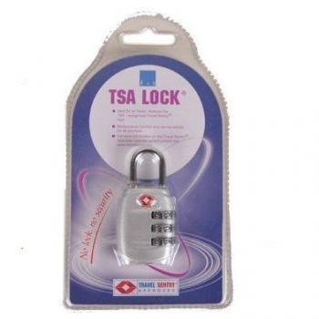 D&n Reiseaccessoires TSA Schloss mit Schlüssel Farbe: schwarz