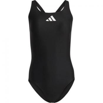 Bañadores mujer Trajes de baño Adidas Bañador 3 Bars Negro