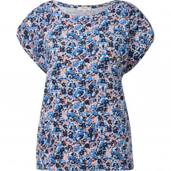S.Oliver Damen Shirttop mit gerafften Ärmeln navy 38