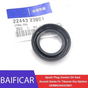 Baificar Genuine 4PCS Oil Seal Spark Plug Gasket 2244323001 for Kia Optima