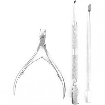 Stainless Steel 3-Piece Nail Tool Set