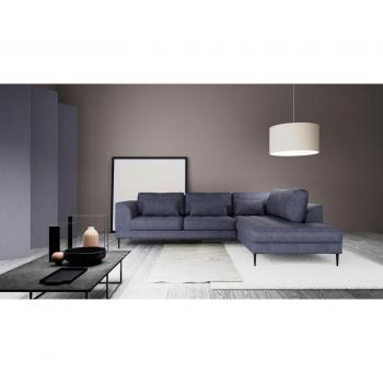 TRENDMANUFAKTUR Ecksofa Luzi, Samtvelours, L-Form