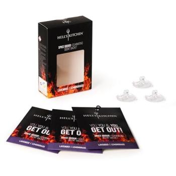 Lavender & Lemongrass Sachet Trio – Black, Small – Hell’s Kitchen