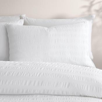 Serene Honley Seersucker Duvet Cover Bedding Set