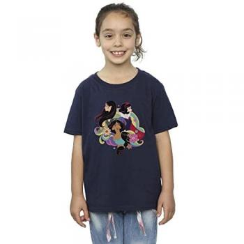Blue Princess Adventure T-Shirt – Mulan/Jasmine/Snow White Edition