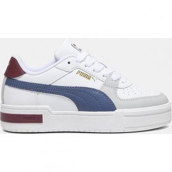 Scarpe Puma Cali Pro Block bianco puro blu rosso junior