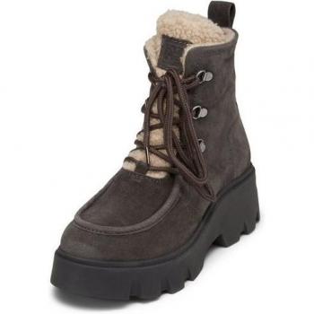 Damen Schnürstiefel von Marc O'Polo mit flauschigem Futter 37