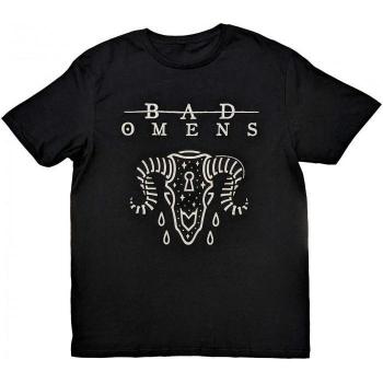 Bad Omens Ram Skull T-Shirt für Erwachsene S Schwarz