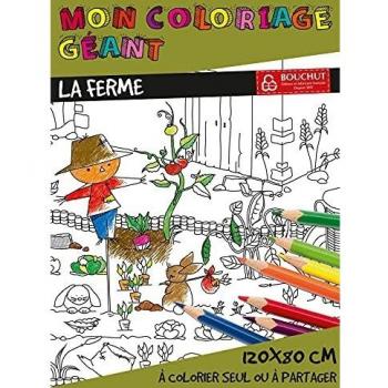 Coloriage Géant La ferme 80 x 120 cm