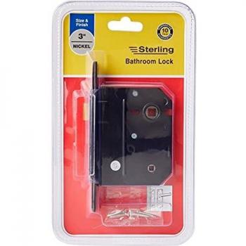 Sterling MLB330N 3-Position Lever Bathroom Lock – Nickel