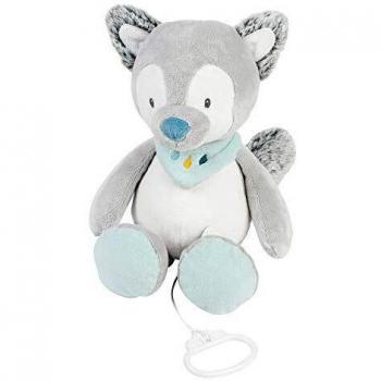 Nattou Lobo de Peluche con Canción de Cuna