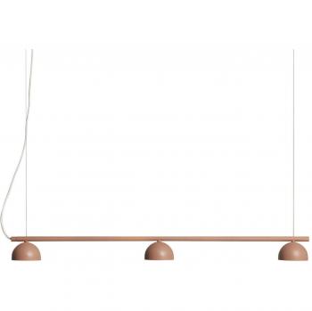 Northern Blush 3-Bulb Beige Pendant Light