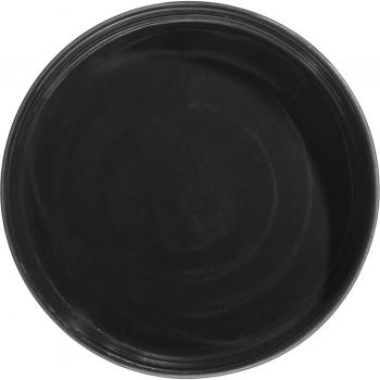 Piatto Skady nero opaco bordo alto 750ml 20.5x4 cm 4 pezzi