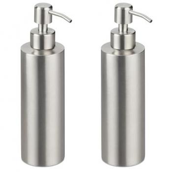 Dispenser Ricaricabile per Bagno e Cucina, 2x300 ml