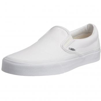 Vans Classic Slip-On Sneakers Women's Size US 8.5 M Unisex Style # VN-0EYE Color: White
