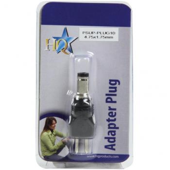 Adaptador de corriente alterna 4.75x1.75mm Negro