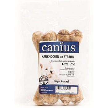 Canius Kauknochen Strauß gefüllt 12cm 2er