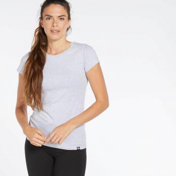 Up Basic T-shirt Grigia Donna XL