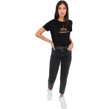 Women's Alpha Industries New Basic Foil Print Top